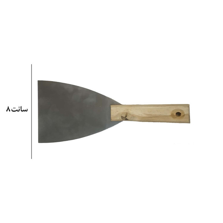 کاردک دسته چوبی 8 سانتی