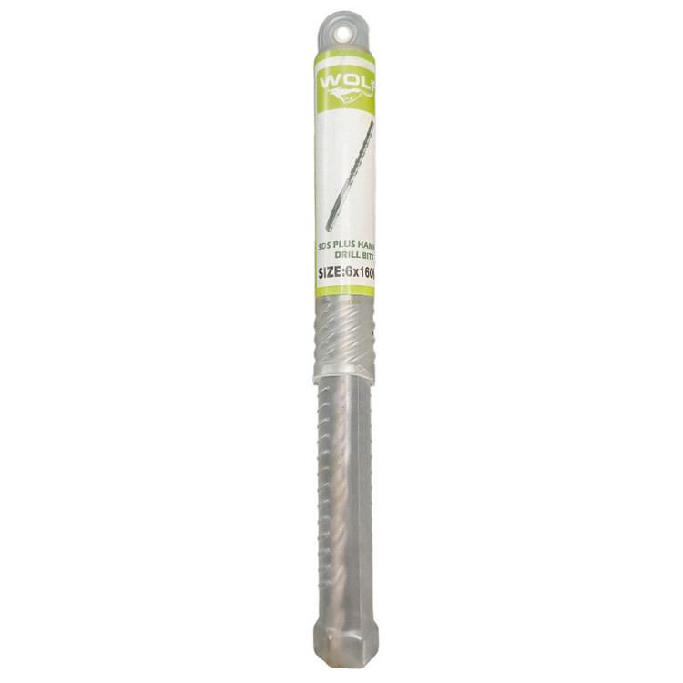 مته چهار شیار ولف 16cm سایز 6 میلیمتر