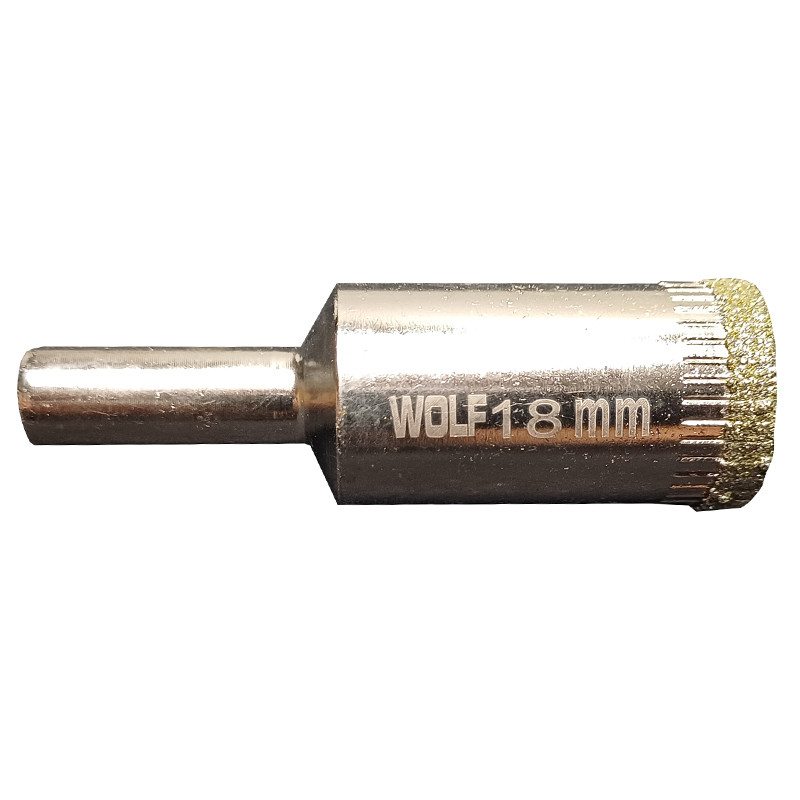 مته شیشه و سرامیک ولف سایز 18 میلیمتر