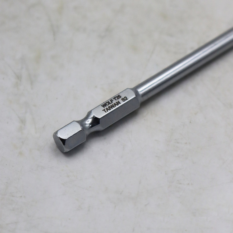 نوک پیچ گوشتی ستاره ای ولف بیت خور T20/150MM سایز 15 سانتی متر