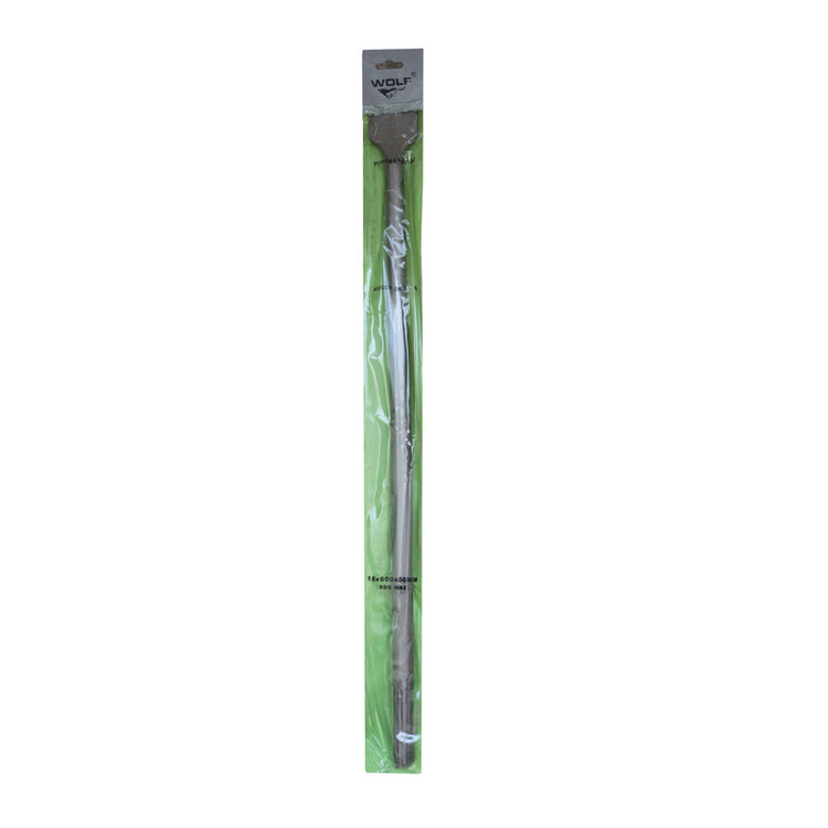 قلم پنج شیار بتن کن ولف نوک تخت 18x600x50MM سایز 60 سانتی متر