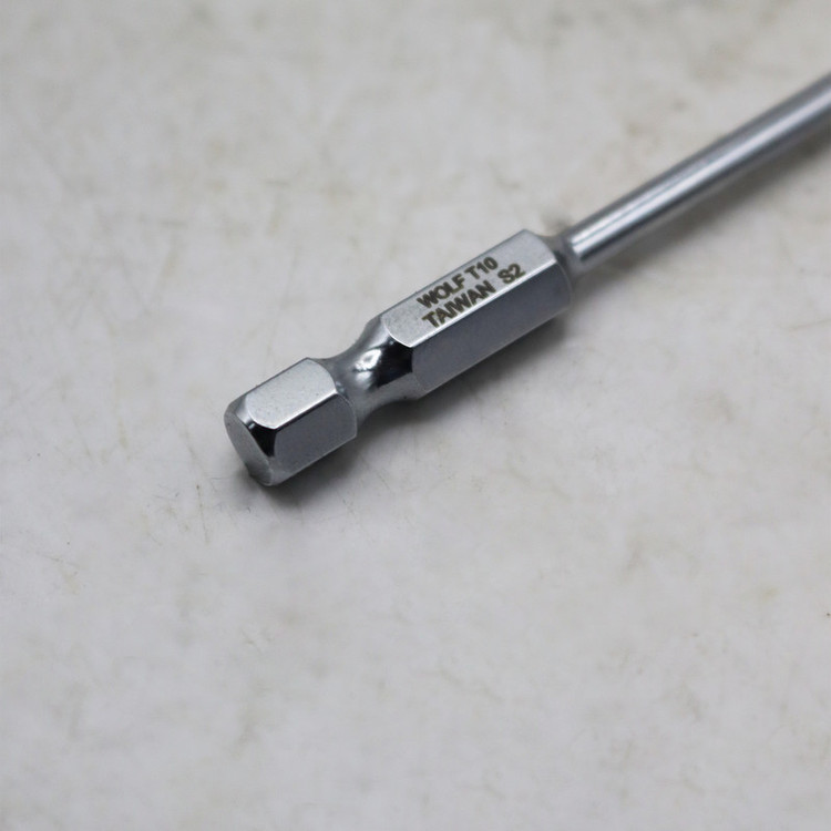 نوک پیچ گوشتی ستاره ای ولف بیت خور کد T10/150MM سایز 15 سانتی متر